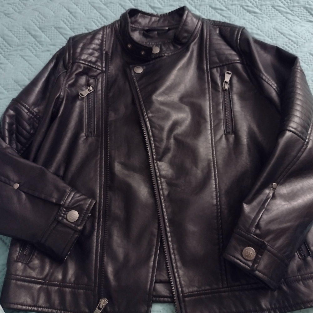 Urban republic black leather jacket